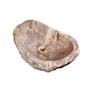 Lavabo et évier en pierre de rivière naturelle, design traditionnel, gris foncé, taille personnalisée - Product Image 6