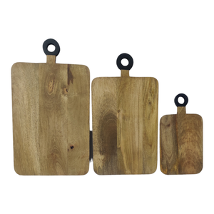 Blocs à découper en bois de manguier rectangulaire naturel écologique planche à découper artisanale de haute qualité pour ustensiles de cuisine intelligents - Product Image 1