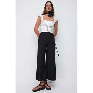 Pantalones de Punto con Detalle de Lazo - Product Image 1