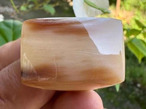 Anillo de Cuerno de Búfalo Pulido, Joyería para Fiestas, Bodas y Aniversarios, Color Natural, Gran Venta - Product Image 4