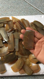 หวีเขาควายธรรมชาติ, หวีแตร, หวีนวด, หวีไม้ทดแทนหวีพลาสติก, การดูแลหนังศีรษะที่อ่อนโยน, ขายส่งจากเวียดนาม - Product Image 5