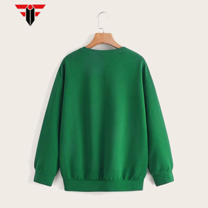 เสื้อสเวตเตอร์แบบสวมหัวของผู้หญิงโอเวอร์ไซส์แฟชั่นฤดูใบไม้ร่วงฤดูหนาวดีไซน์ใหม่ - Product Image 4