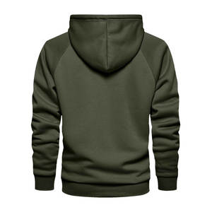 Sudaderas con capucha personalizadas para hombre Ropa de calle básica Sudadera mezclada de algodón Logotipo impreso personalizado Sudaderas con capucha de gran tamaño para hombre - Product Image 2
