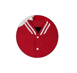 แจ็กเก็ตกรงเบสบอลหนังแท้สำหรับชายและหญิงซักได้ไซส์ใหญ่พิเศษแห้งเร็วระบายอากาศได้ดีถักนิตติ้ง - Product Image 5