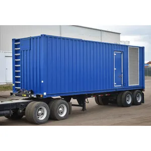 Groupe électrogène diesel industriel triphasé d'occasion 800 kW 277/480 V sur remorque pour usage commercial et de secours - Product Image 1
