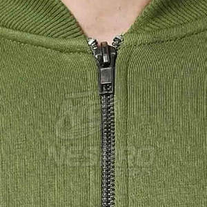 Blouson aviateur d'hiver pour hommes fabriqué en usine col montant logo à l'avant grande taille chaud et décontracté - Product Image 5