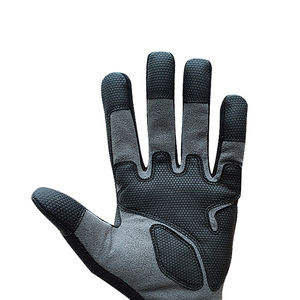 ถุงมือหนังคอตตอนทนทานสำหรับถุงมือช่างยนต์ถุงมือนิรภัยตัดได้ป้องกันการกระแทกหลายสีสำหรับการก่อสร้าง - Product Image 4