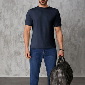 T-shirt oversize avec logo personnalisé, tissu respirant, lavage vintage, t-shirt d'été oem, idéal pour les promotions de marque privée - Product Image 5