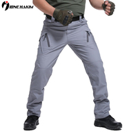 Pantalon cargo de randonnée pour homme, léger, respirant, séchage rapide, coupe droite, taille mi-haute, multi-poches, style décontracté pour l'extérieur
