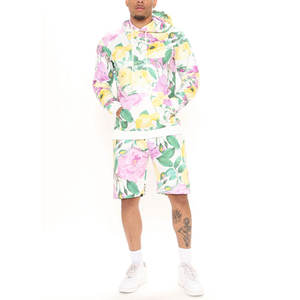 Conjunto de Sudadera con Capucha y Pantalones Cortos Casuales de Invierno para Hombre de Primera Calidad con Interior Suave de Algodón Ecológico, Tejido Transpirable y Costuras Limpias - Product Image 1