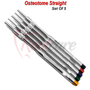 Kit d'ostéotomes durable à finition lisse, kit d'ostéotomes pour hôpital, kit d'ostéotomes pour les procédures quotidiennes - Product Image 6