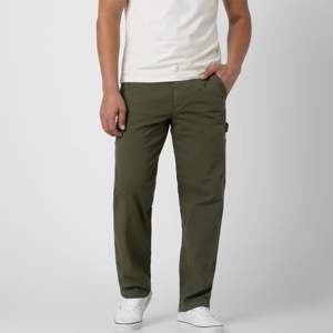 Pantalones de trabajo de lona resistentes para hombres, resistentes y al agua con múltiples bolsillos utilitarios, ideales para trabajos al aire libre - Product Image 5