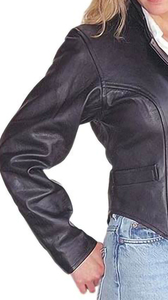 High Quality Women's Genuine Sheep Skin <b>Leather</b> Jacket Breathable with Viscose Lining Finished Cotton Filling Pakistani Style - Product Image 3