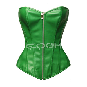 Top Corset de Cuero Marrón Estilo Steampunk - Product Image 3