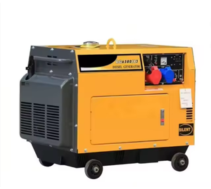 Generador Diésel Silencioso Insonorizado de 5kw 12kva 10kva 8kva 6kva para Planta Eléctrica, 50/60Hz DC - Product Image 1