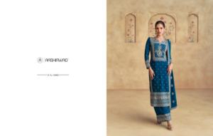 La mayoría de las tendencias de lujo Ropa étnica de moda Premium Chinnon Silk Salwar Suit & Dupatta con bordado Trabajo Mujer Moda - Product Image 6