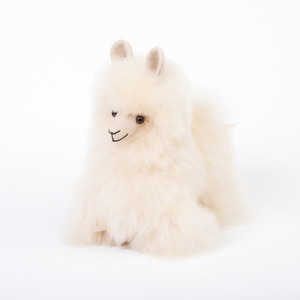 Porte-clés personnalisé en peluche d'alpaga style ours – Fabricant en gros d'animaux en peluche doux en vraie fourrure d'alpaga péruvien - Product Image 3