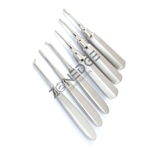 Warwick James, Material de Metal de acero inoxidable, 6 uds., conjunto de instrumentos de elevadores, Manual y fuente de alimentación, instrumentos quirúrgicos dentales - Product Image 4