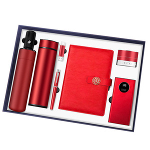 OS28 Regalos Empresariales Notebook con bolígrafo Giftset Led Thermos Umbrella USB Flash Drive Altavoz Fuente de alimentación Productos de oficina - Product Image 3