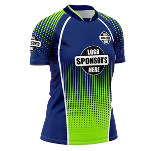 Maillot de rugby personnalisé de haute qualité, respirant, confortable, design attrayant, manches courtes, grandes tailles, logo personnalisable - Product Image 2