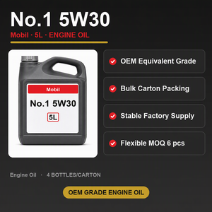 Aceite de Motor <span class=keywords><strong>Mobil</strong></span> No.<span class=keywords><strong>1</strong></span> <span class=keywords><strong>5W30</strong></span> 5L, Grado OEM, Venta al Por Mayor, Alta Calidad, Paquete a Granel, Directo de Fábrica - Product Image 2