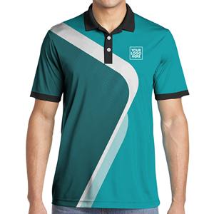 Venta al por mayor de los hombres Casual para Polo camisas de alta calidad de manga corta transpirable Jersey impreso camisetas deportivas de talla grande Polo camiseta - Product Image 4