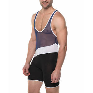 Combinaisons de lutte décontractées en tricot sur mesure respirantes 100% coton Matériel durable Prix bas Combinaisons pour hommes - Product Image 5