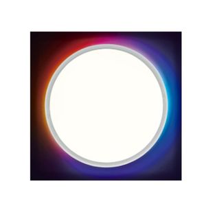 ไฟเพดาน LED RGB+5CCT 18+3W PC+PS ดีไซน์ทันสมัยปรับแต่งได้ 2700K-6000K ปรับความสว่างได้ ติดตั้งแบบฝัง เหมาะสำหรับสถานที่พักผ่อน - Product Image 1