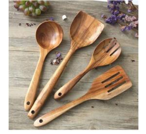 Serveurs à salade modernes de 11 pouces, faits à la main, écologiques, compatibles lave-vaisselle, revêtus de résine, pour la maison et la cuisine, fabriqués en Inde - Product Image 2