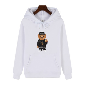 Jersey de felpa francesa para hombre de algodón 100% de peso pesado, sudaderas con capucha de la mejor calidad, Jersey de invierno grueso con logotipo estampado en el DTF-DTG personalizado para hombre - Product Image 4