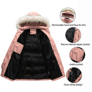 Veste en fourrure bouffante luxueuse veste en fourrure épaissir chaud naturel confortable fourrure femme luxe vers le bas manteau de fourrure pour les femmes - Product Image 3
