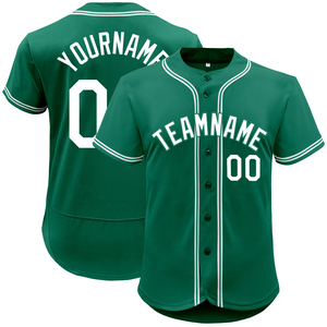Camiseta de béisbol de botón completo personalizada de primera calidad, camiseta de sublimación transpirable de malla cosida negra/dorada para hombres, uniformes y ropa de Softbol - Product Image 2