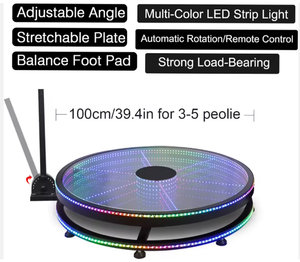 ขายเครื่องถ่ายภาพ 360 องศา พร้อมแท่นกระจกสำหรับงานปาร์ตี้ ไฟ RGB ซอฟต์แวร์แอพควบคุมระยะไกล กล้องหมุนอัตโนมัติ 360 องศา - Product Image 5