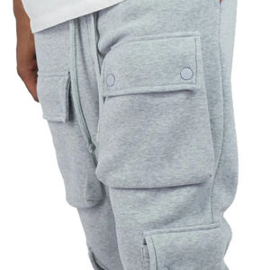 Pantalones Deportivos Personalizados, Estilo Jogger, 100% Algodón, Felpa, Bordados, Acampanados, Traje Deportivo, Corte Holgado, Precio Económico, Personalización OEM - Product Image 5