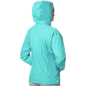 100% Polyester coupe-vent vestes pour femmes mode entraînement coupe-vent fermeture éclair vestes femme fermeture éclair Nylon vestes Boxy Fit - Product Image 2