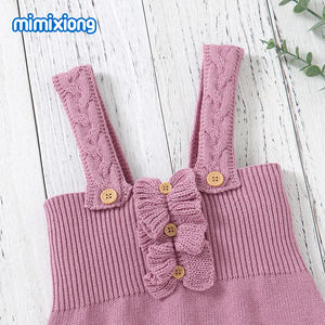 Bebé KnittedSweater Cute Warm Crawling Clothes para recién nacidos Botón para hombres Mujeres Bebés - Product Image 6