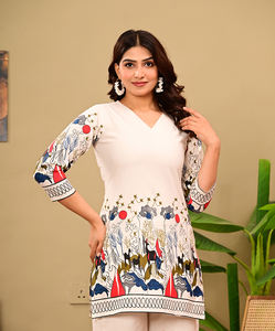 Aarti Fashion - Salwar Kameez Tradicional de Algodón de Secado Rápido con Estampado Floral Digital para Mujer, Corte Regular, para Fiestas, Diwali, Bodas - Product Image 5