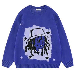 Pull en maille d'hiver doux et chaud, logo personnalisé, unisexe, confortable, décontracté, tendance, haute qualité, usage quotidien, commande en gros - Product Image 2