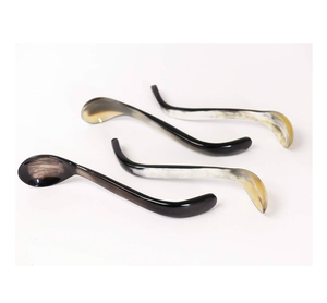 100% Real Buffalo Horn Tea Spoon Cutlery for Coffee Tea Wine Horn Spoon for <b>Wedding</b> Dinner Spoon Luxury Horn Cutlery - Product Image 4