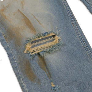 Pantalones Vaqueros de Diseño Personalizado DENIM, Lavado Desgastado con Efecto Decolorado al Sol, Jeans Desgastados con Lavado Ácido para Hombre - Product Image 3