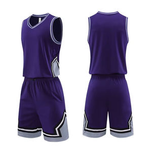 Nouvel arrivage Uniforme de basket-ball pour hommes de taille jeune Design respirant Service OEM personnalisé Personnalisez votre propre style de basket-ball - Product Image 2