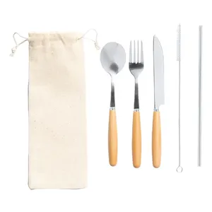 Ensemble de couverts réutilisables Woller, vaisselle écologique, gadgets de cuisine - Product Image 2
