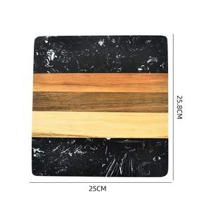 Tabla de cortar cuadrada lisa de madera de acacia de diseño único para uso en cocina de hotel y hogar a un precio asequible - Product Image 4
