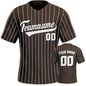Camiseta de Béisbol Sublimada Personalizada de la Mejor Calidad, Transpirable, de Secado Rápido, 100% Poliéster, Uniforme Sublimado Profesional al por Mayor - Product Image 4