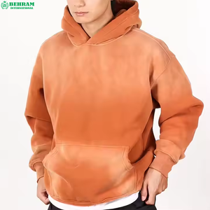 เสื้อฮู้ดสำหรับผู้ชายเสื้อฮู้ดแบบสวมหัวเสื้อมีฮู้ดสำหรับผู้ชายผ้าคอตตอนสี100% - Product Image 2