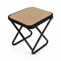 Tabouret de pêche pliable en acier inoxydable, tissu Oxford, portable, ultraléger, pour pont de bateau en bord de lac