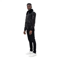 Veste en cuir Avirex de qualité supérieure pour homme Différentes couleurs disponibles Tailles personnalisées Meilleure vente Vente en gros en plein air Nouveau style