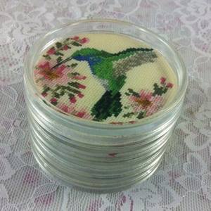 Round Shaped Acrylic <b>Drink</b> <b>Coasters</b> for Home and Office Use Crystal Clear Design to Protect Surfaces from Moisture and Stains - Product Image 2