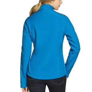 Chaqueta cortavientos de nailon liso y satinado para mujer, chaqueta a prueba de agua para invierno, cálida, ecuestre, Softshell, venta al por mayor - Product Image 3