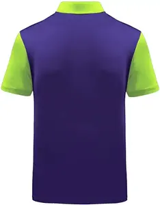 เสื้อยืดโปโลแขนสั้นระบายอากาศได้ดีน้ำหนักเบาสำหรับผู้ชายโลโก้ผ้าฝ้าย100% วินเทจซักลายพื้นออกแบบได้ตามที่ต้องการ - Product Image 3